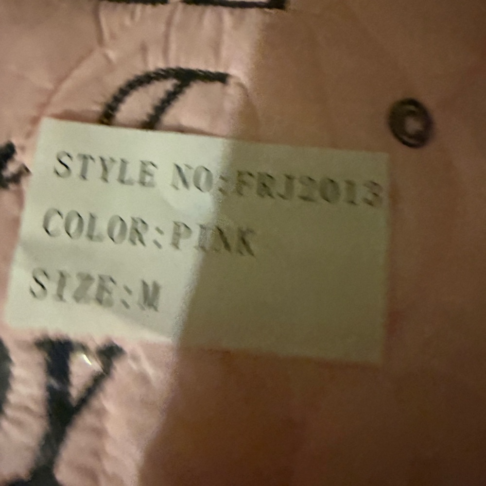 NWT First Row womens  Pink Medium Puffer Jacket - Picture 6 of 7